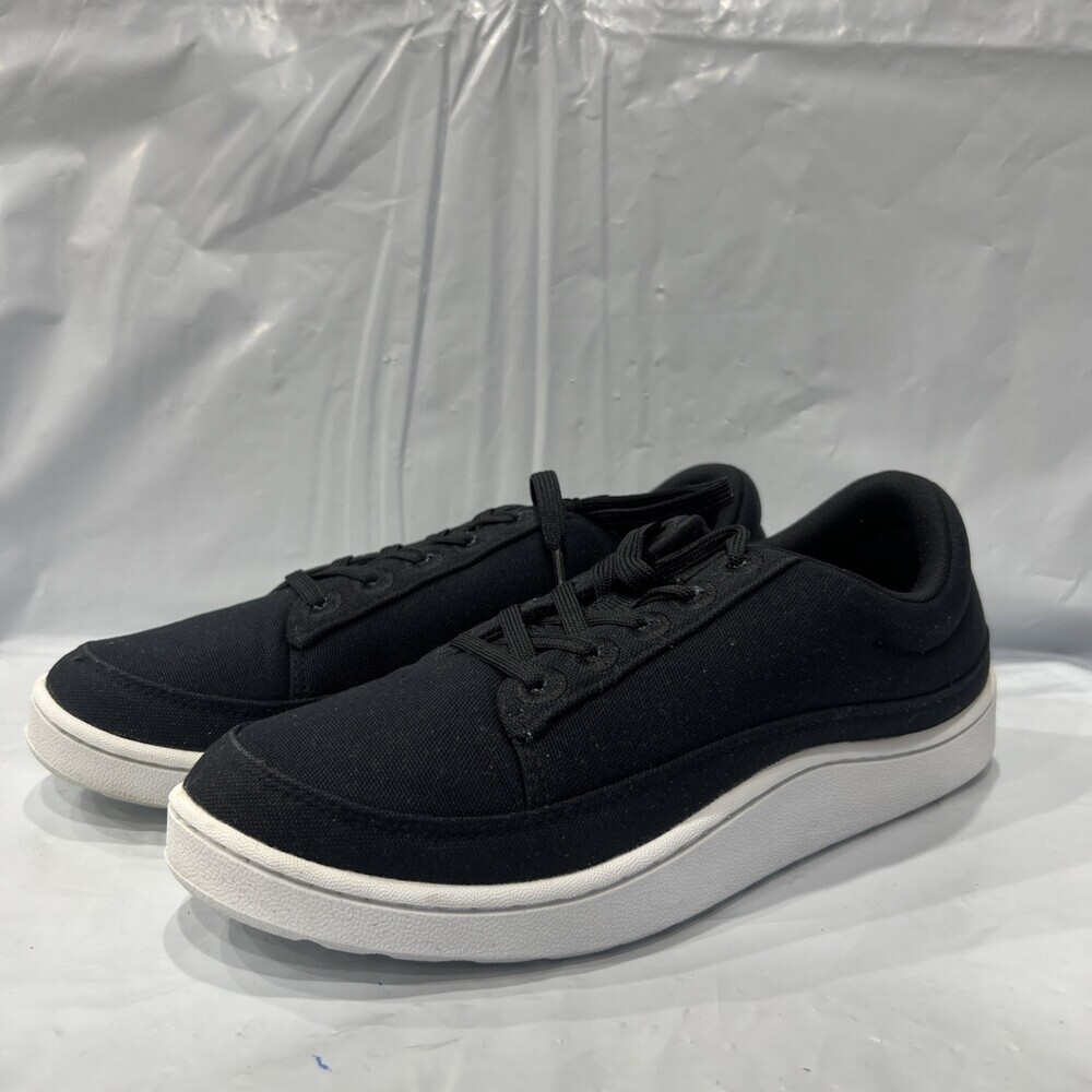 Allbirds Canvas Pacer Sneakers Women's US 9 Black Lace-Up Casual Shoes EBS1594
